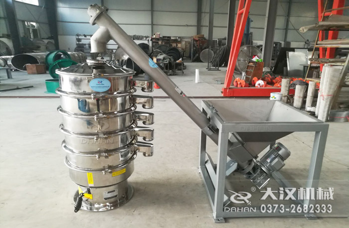 振動篩(shāi)配(pèi)套螺旋輸送機