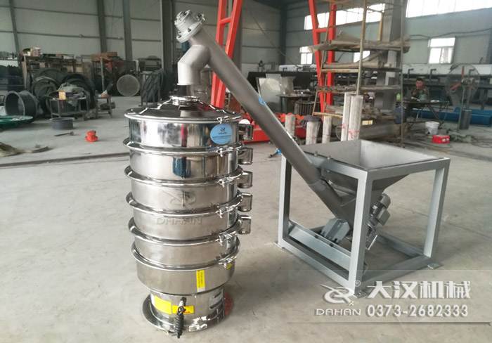 振動篩配套(tào)螺(luó)旋輸送機